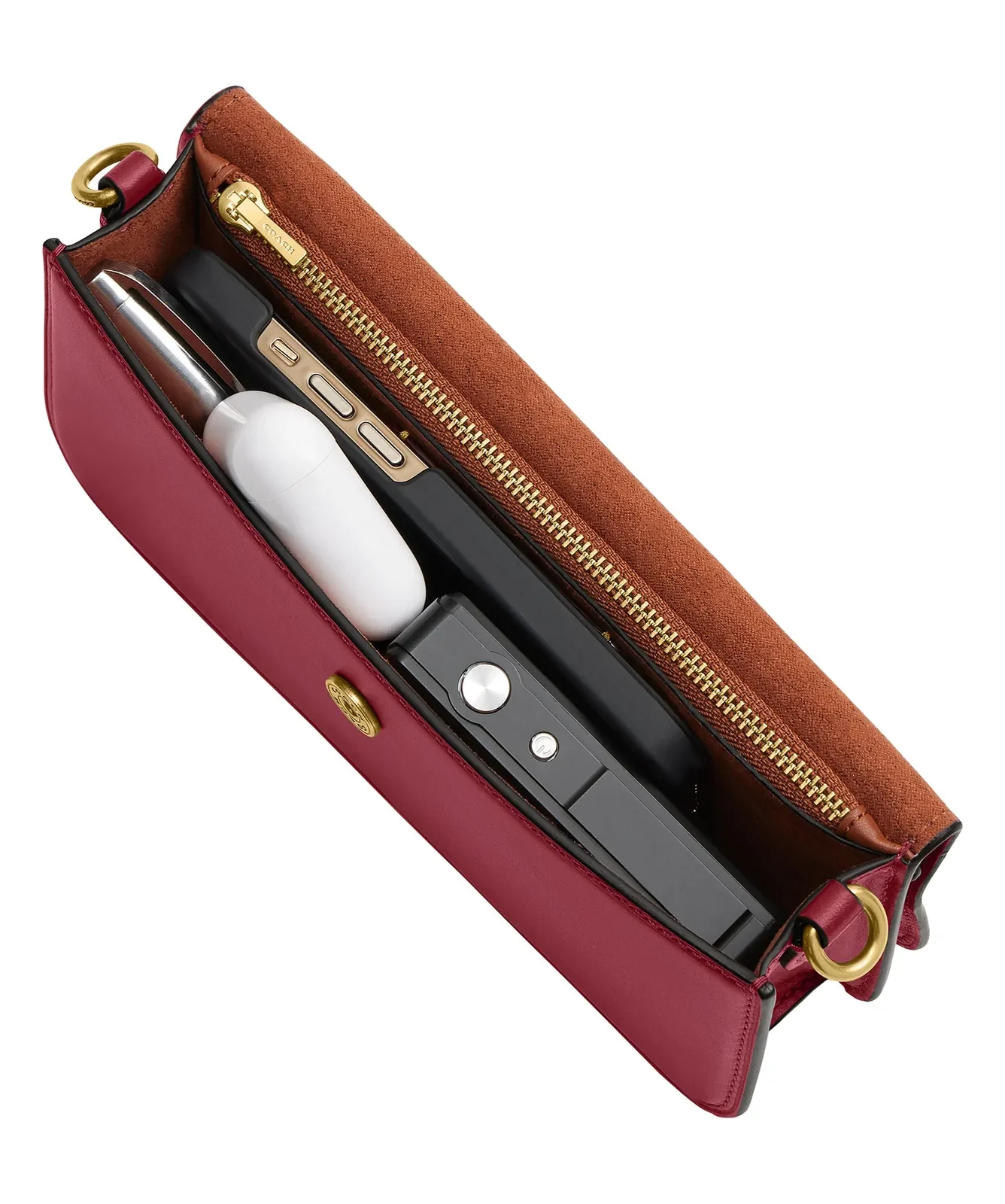 Coach Elora Refined Leather Top Handle Bag for Sale
