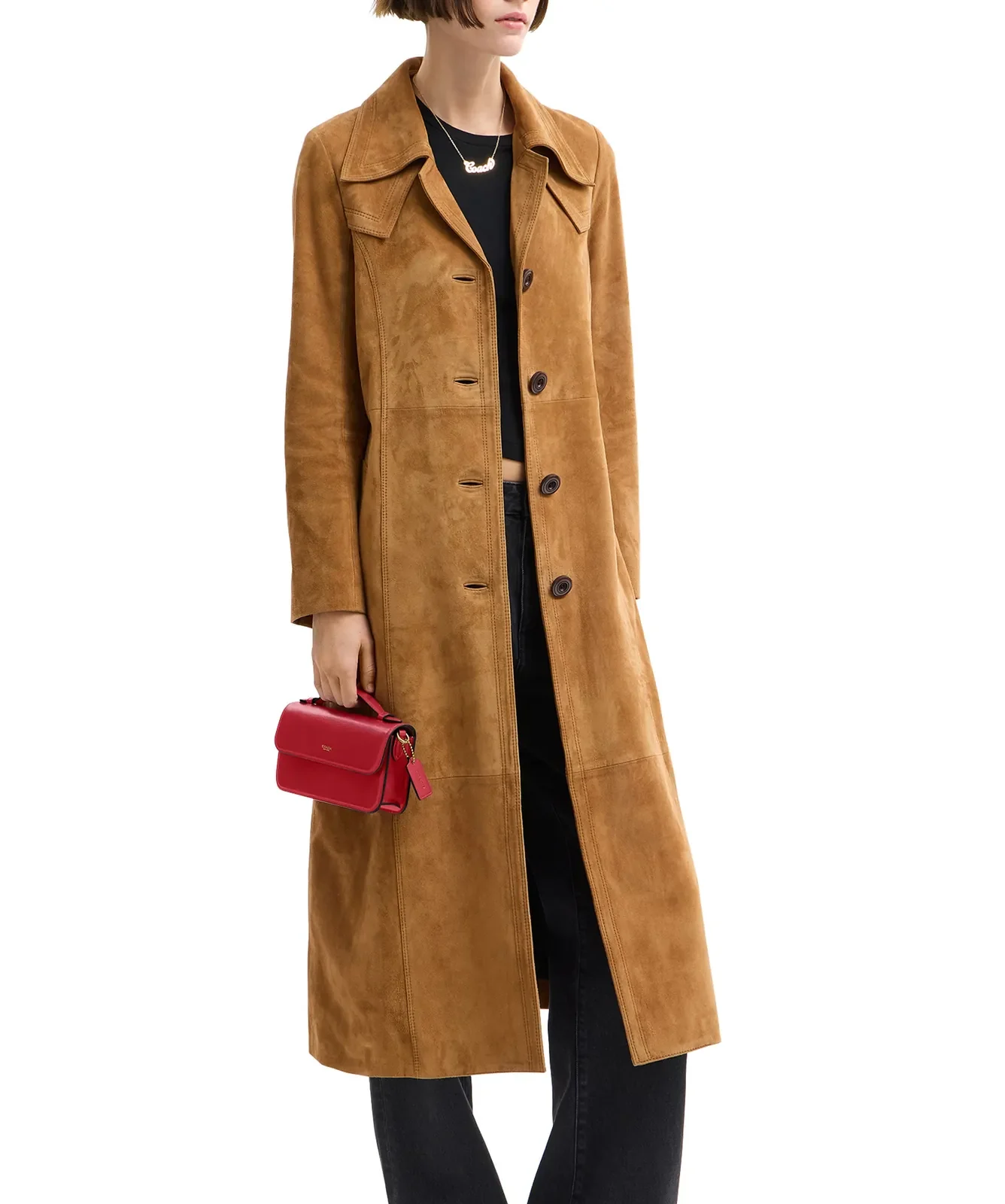 Coach Elora Refined Leather Top Handle Bag for Sale