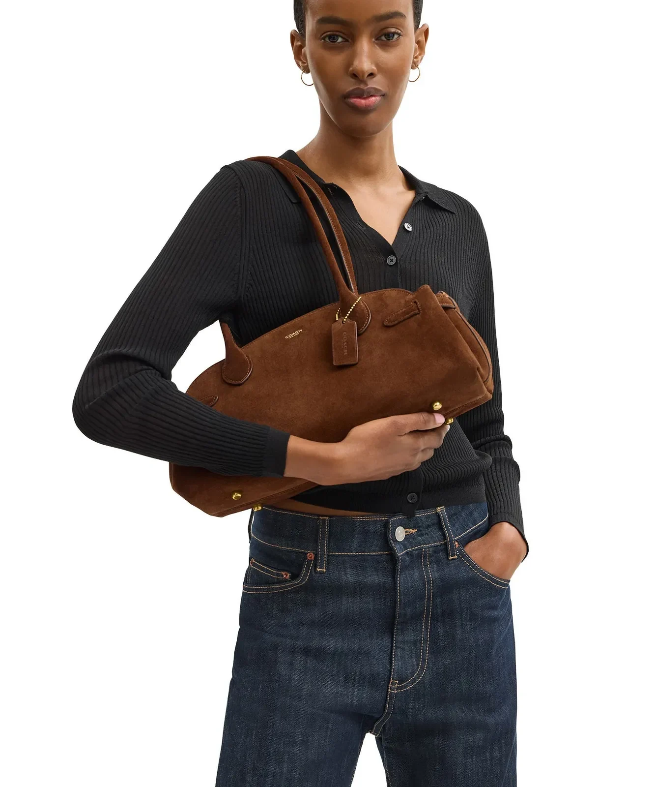 Coach Empire 34 Leather Carryall Bag for Sale