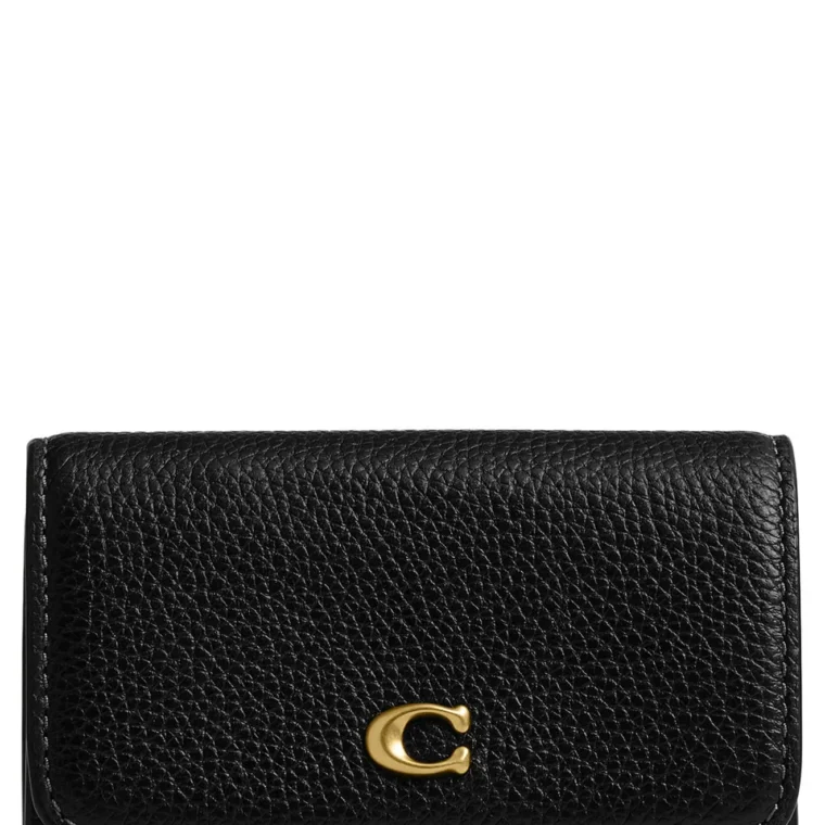 Coach Essential Leather Card Holder for Sale