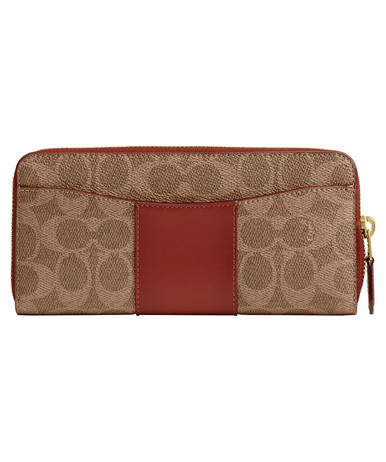 Coach Essential Slim Signature Coated Canvas & Leather Wallet for Sale