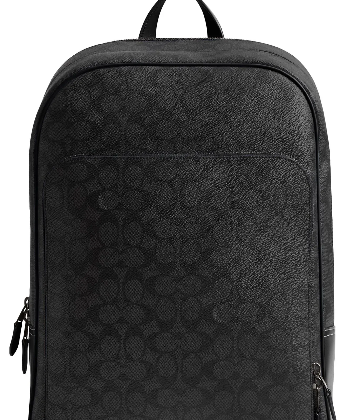 Coach Gotham Coated Canvas & Leather Backpack for Sale - Charcoal