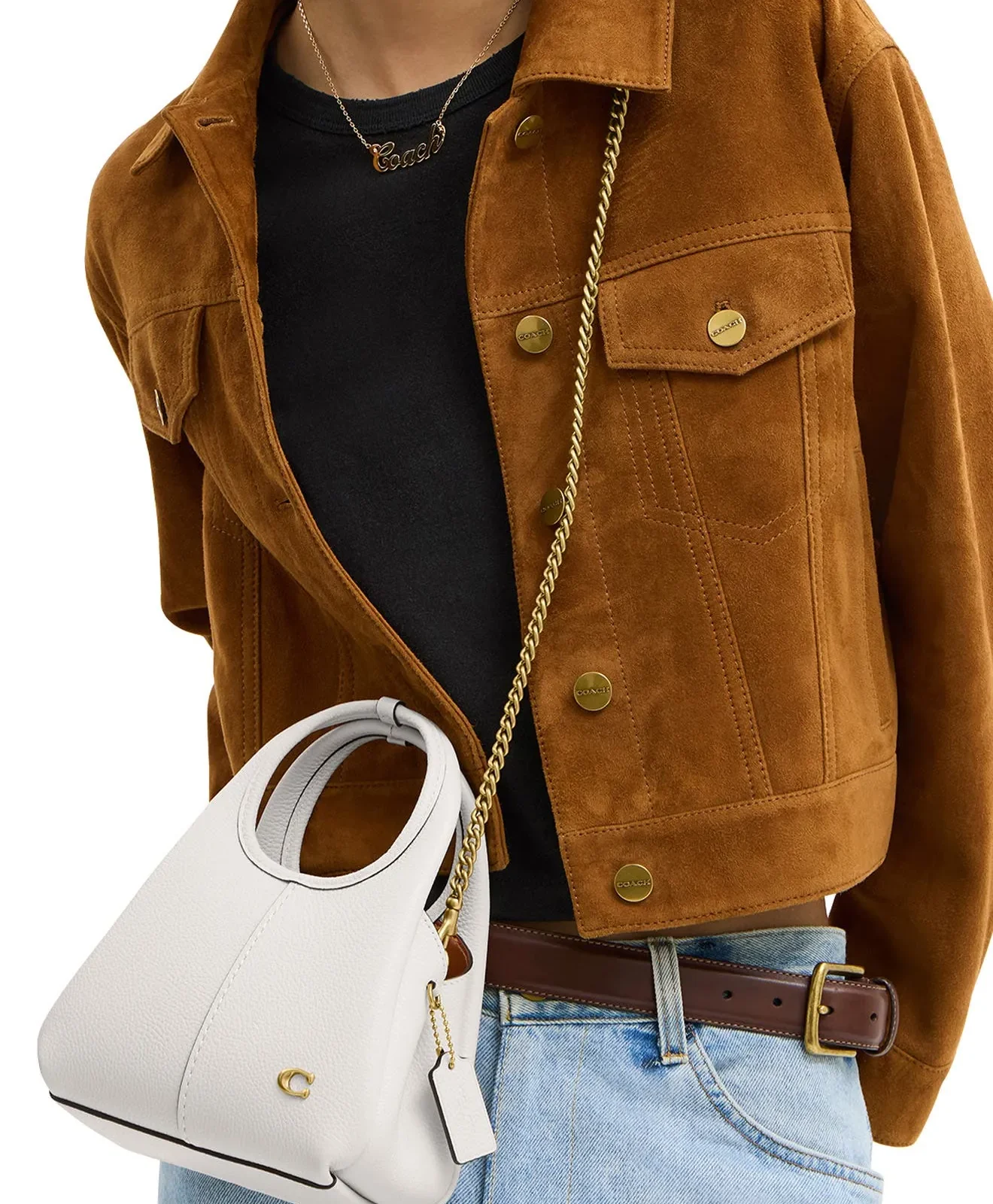 Coach Lana Polished Pebble Leather Shoulder Bag for Sale