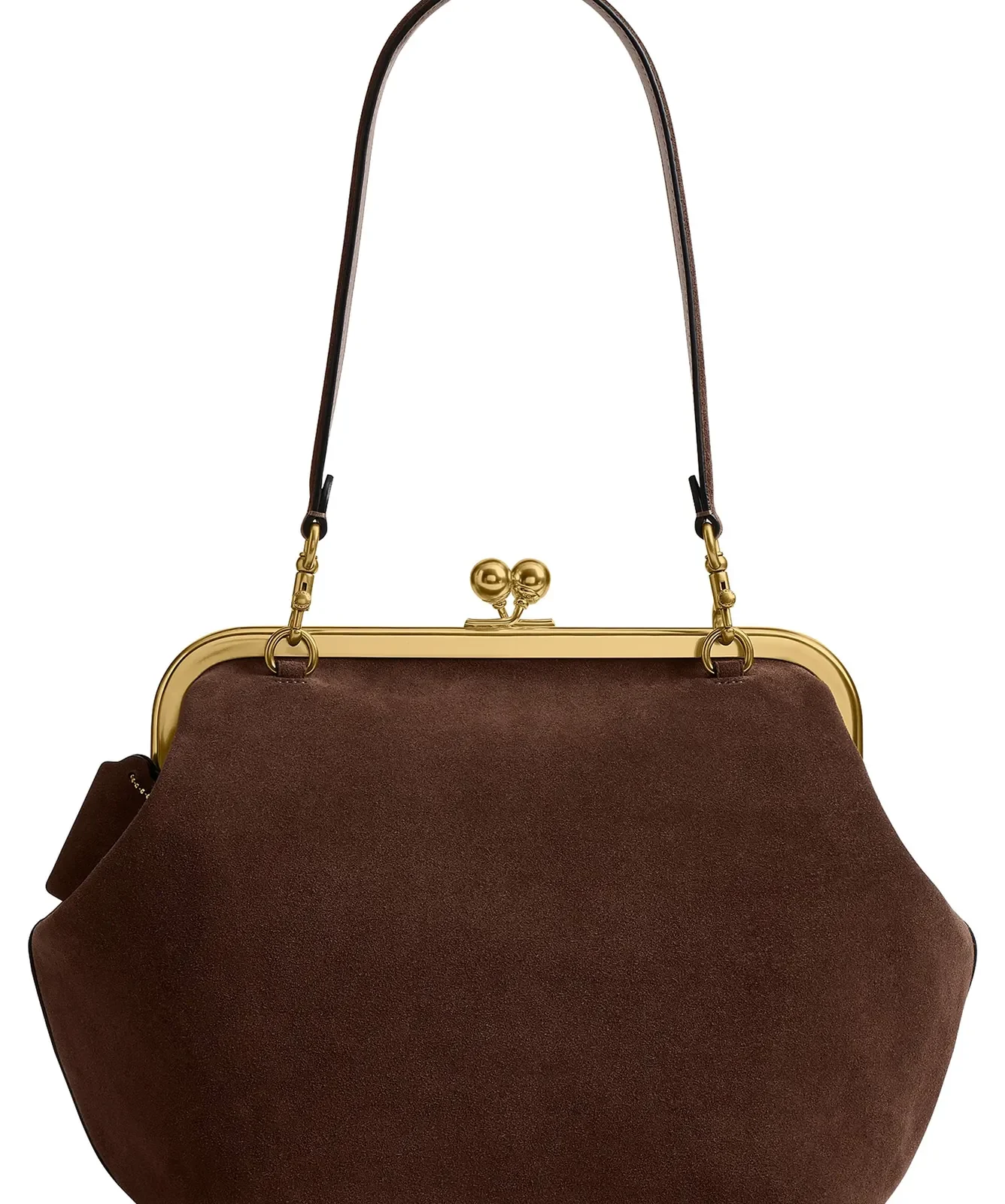Coach Loved Leather Kisslock Frame Bag for Sale