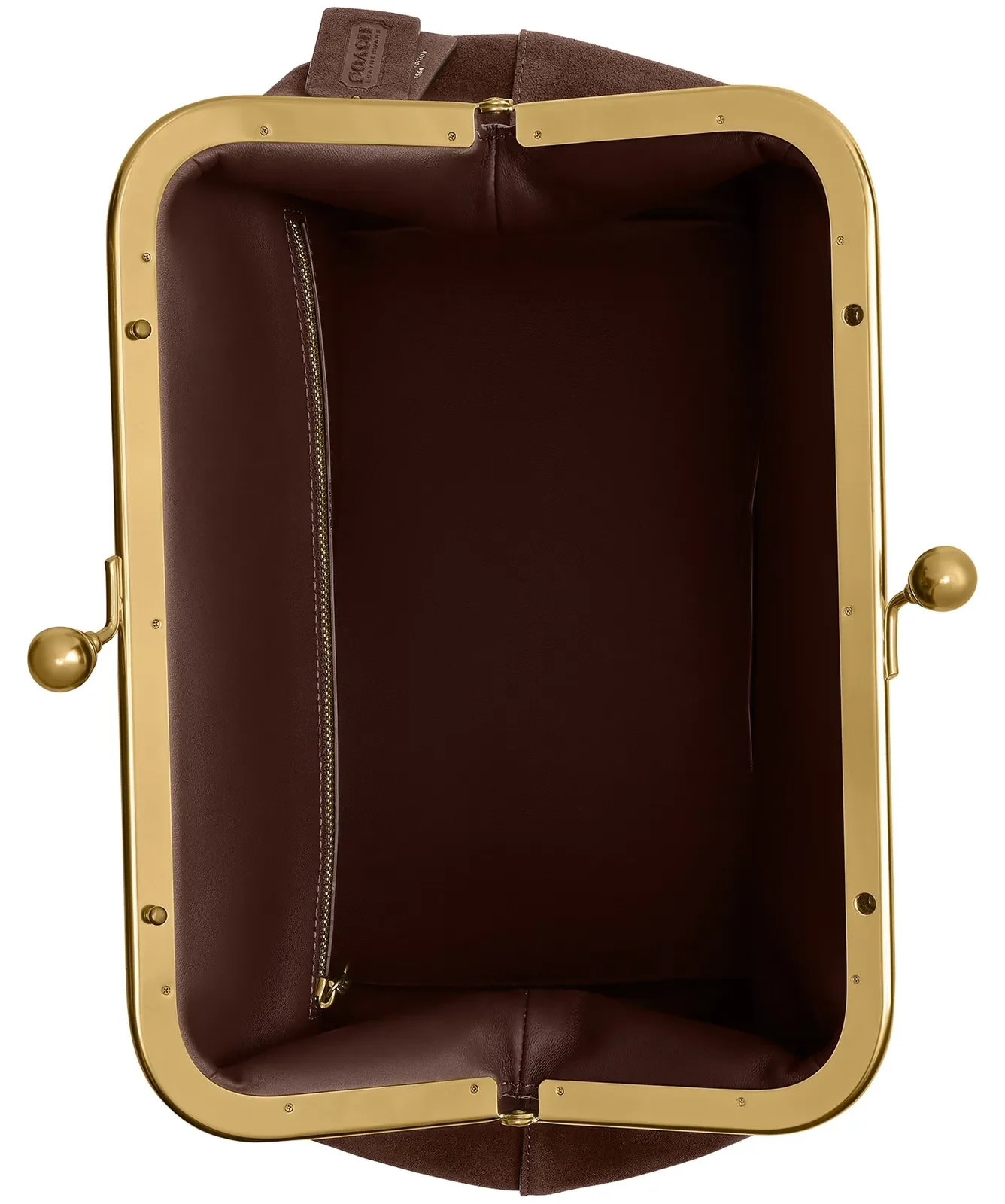 Coach Loved Leather Kisslock Frame Bag for Sale