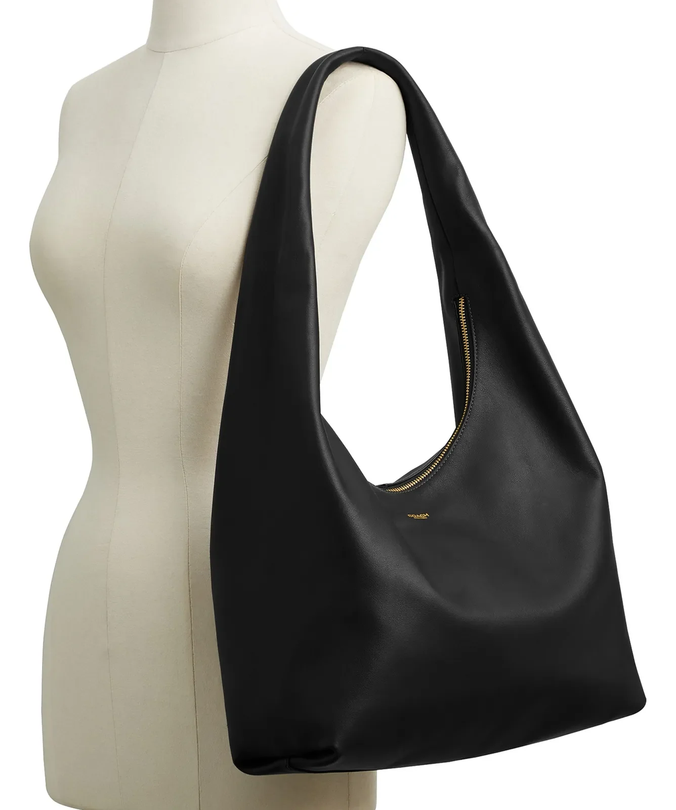 Coach Pillow Brooklyn 34 Leather Shoulder Bag for Sale - Black