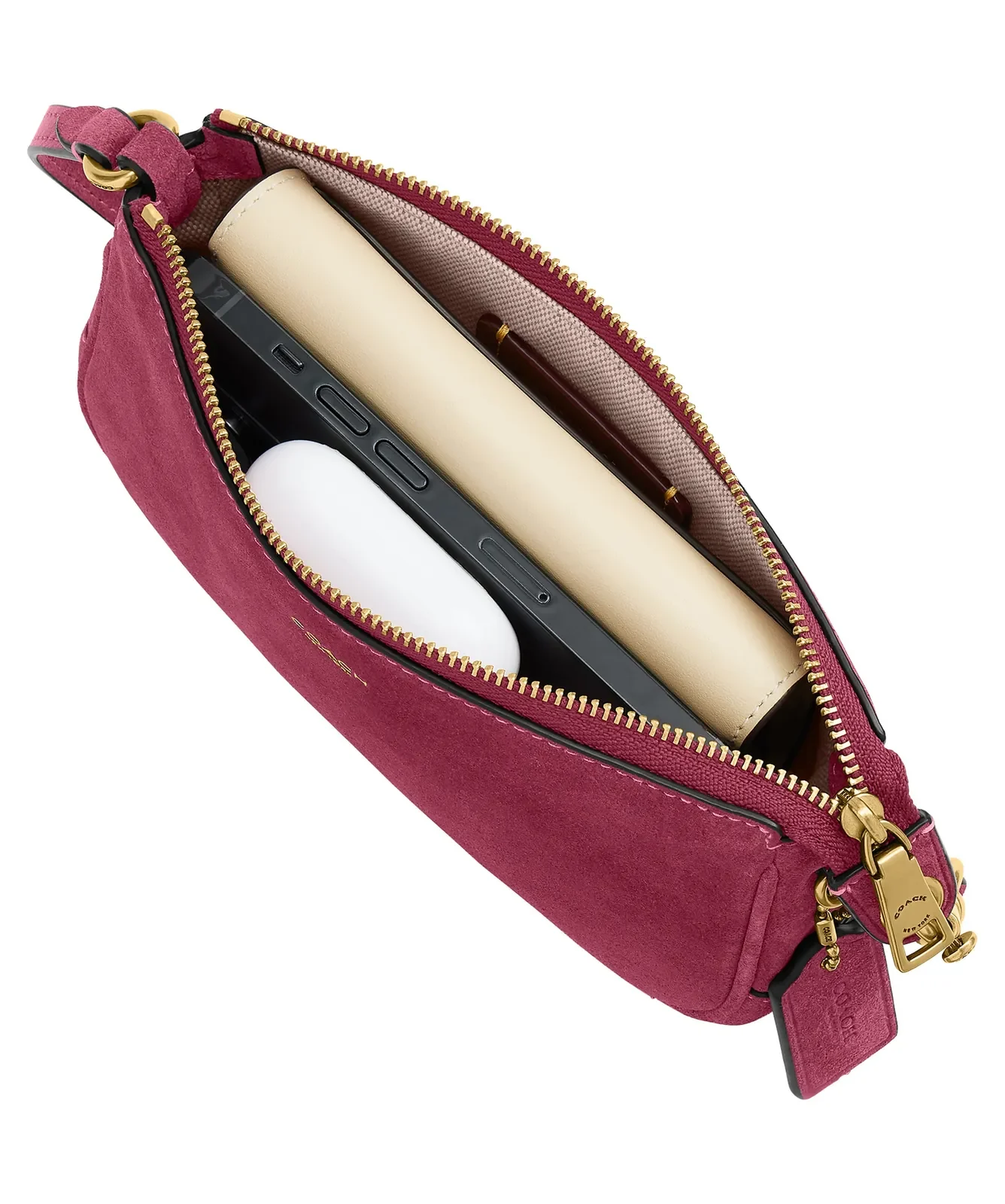 Coach Plaza 18 Natural Grain Leather Shoulder Bag for Sale