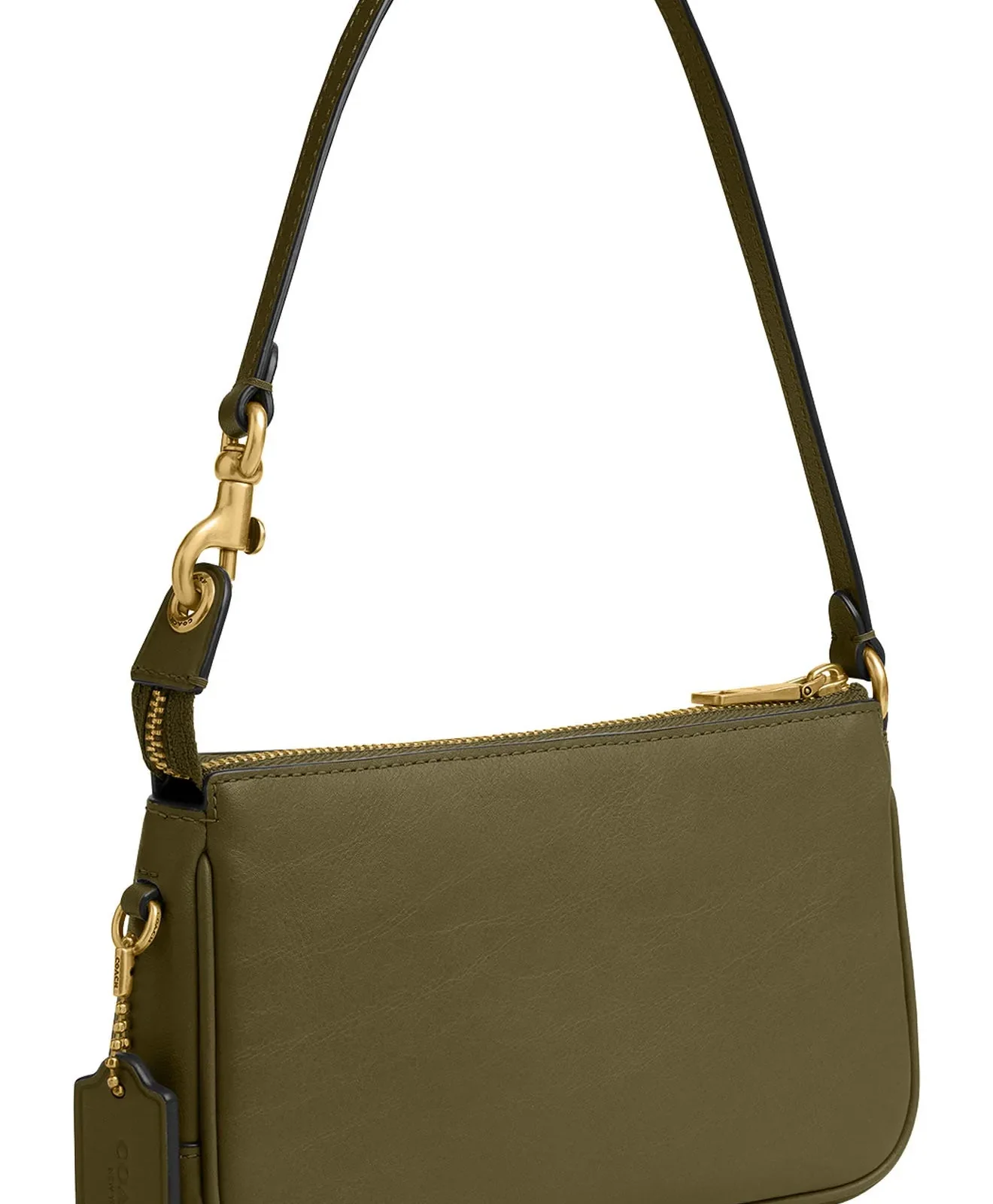 Coach Plaza 18 Natural Grain Leather Shoulder Bag for Sale