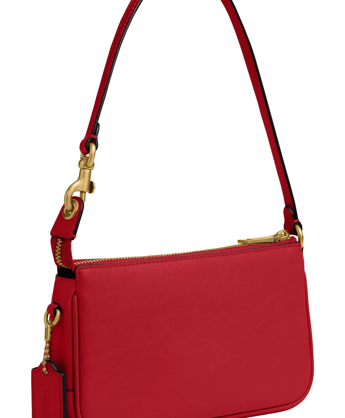 Coach Plaza 18 Natural Grain Leather Shoulder Bag for Sale