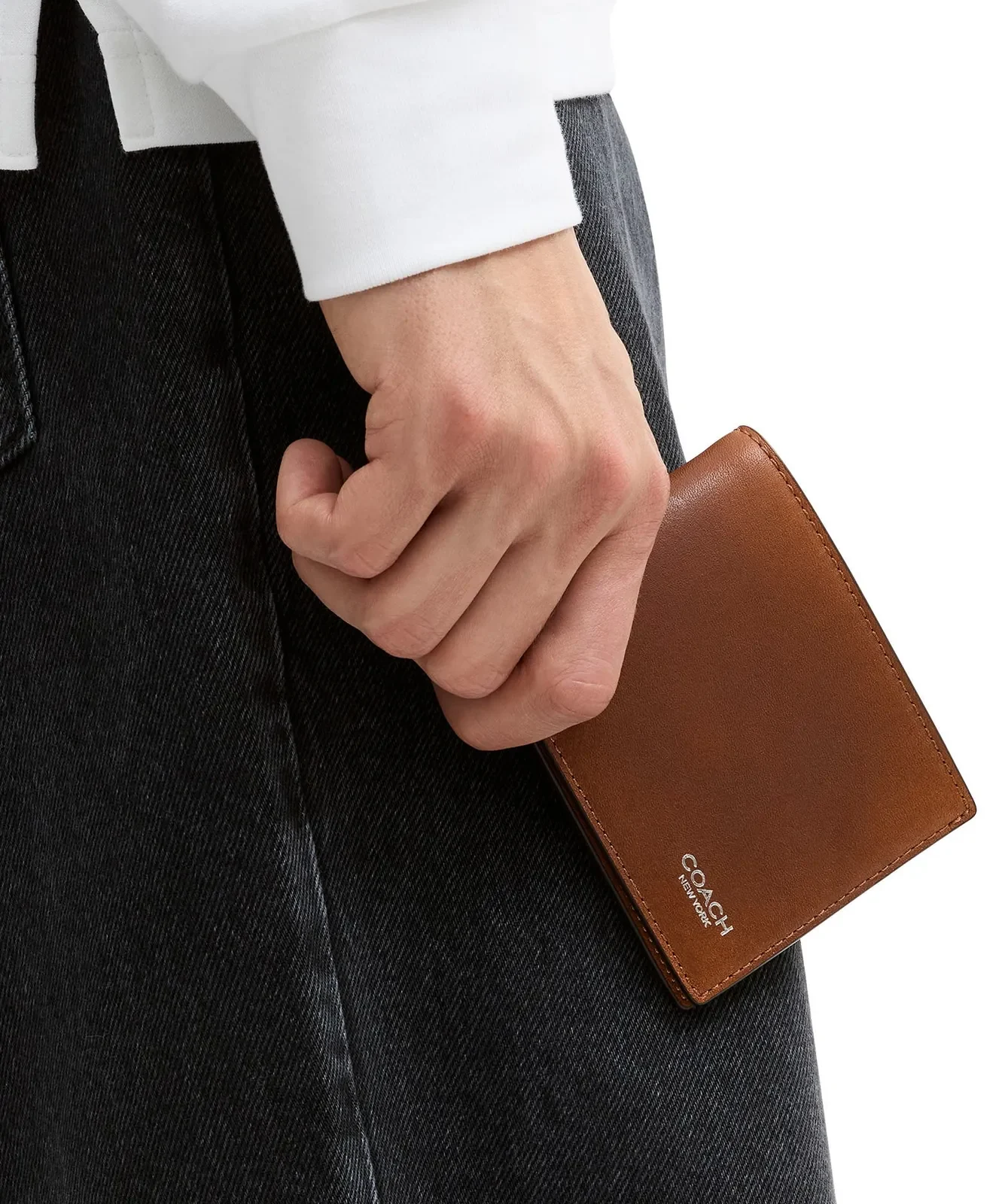 Coach Slim Loved Leather Bifold Wallet for Sale