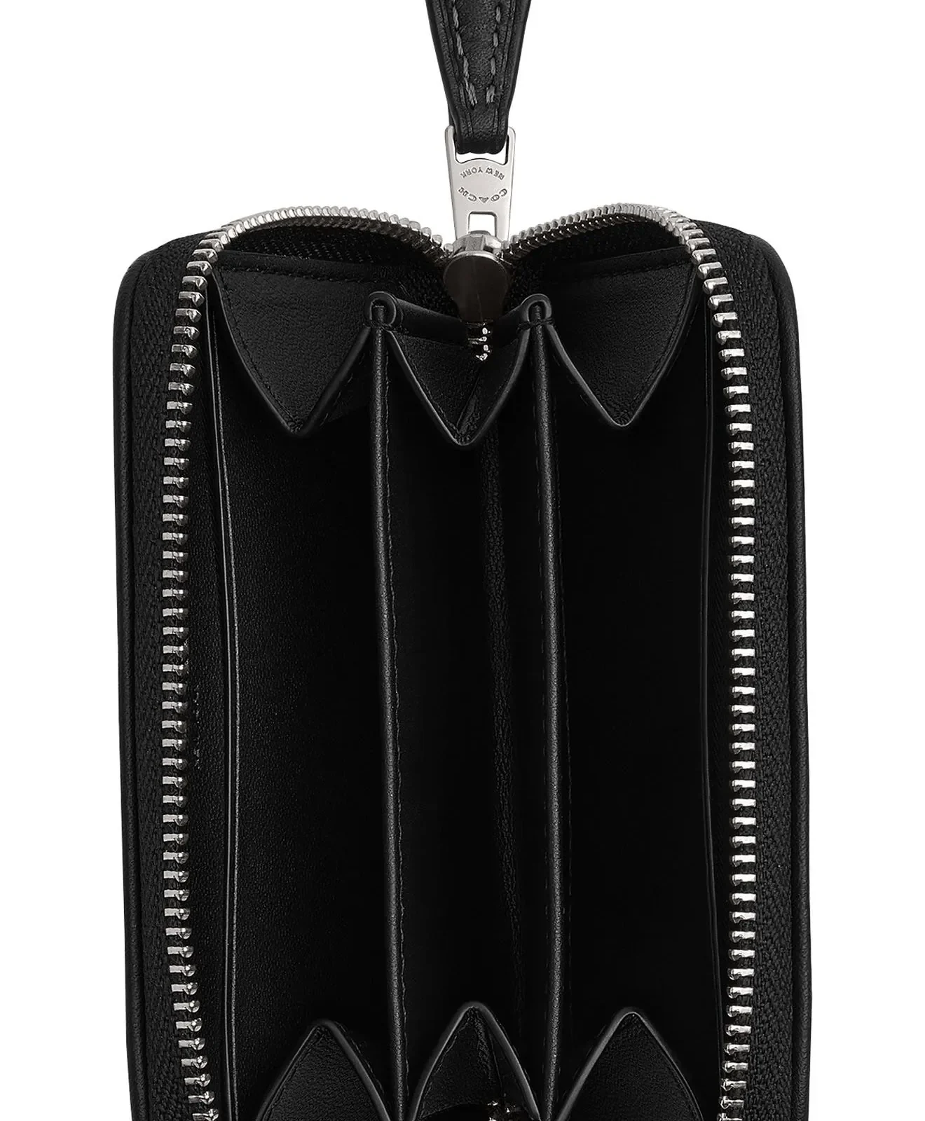 Coach Small Crystal Signature Logo Jacquard Zip Around Card Holder for Sale