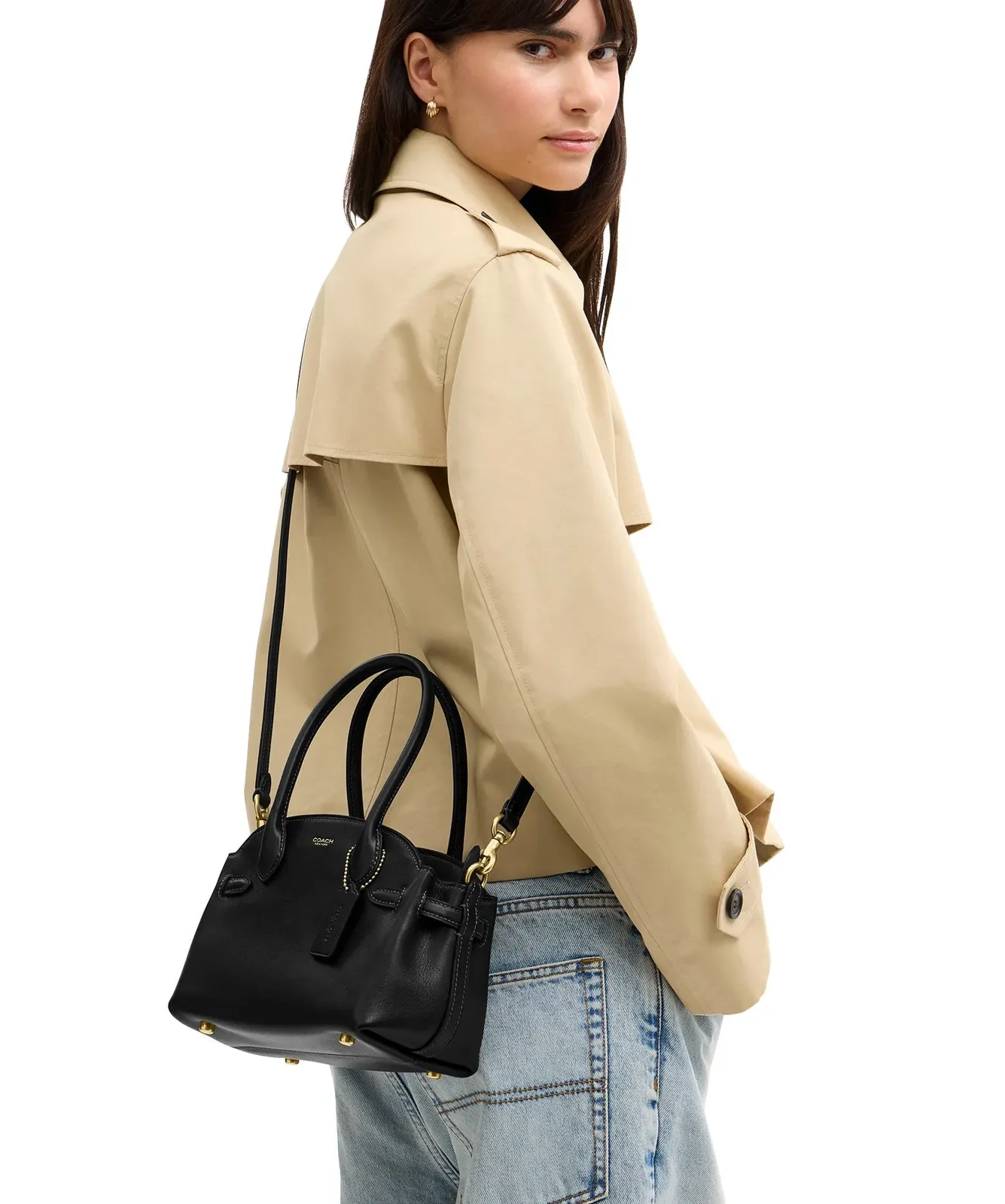Coach Soft Empire 21 Leather Carryall Bag for Sale