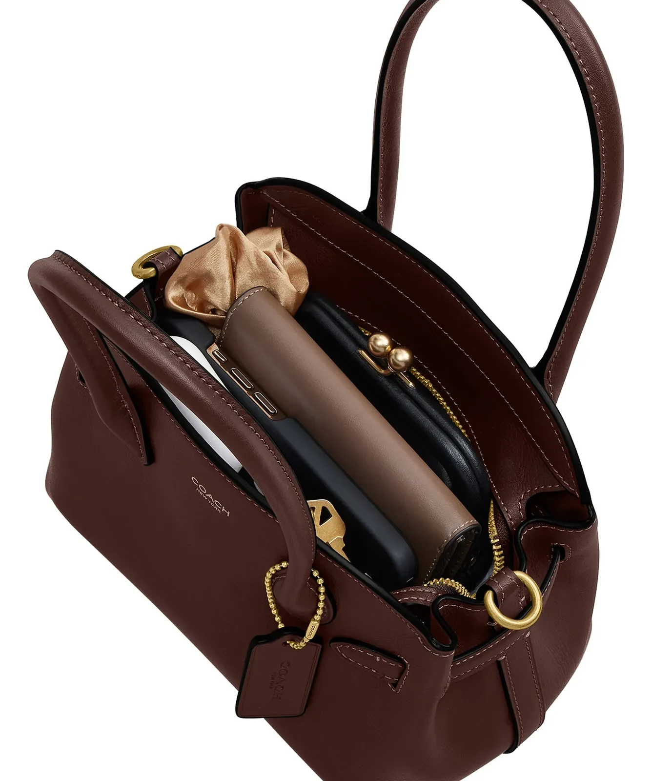 Coach Soft Empire 21 Leather Carryall Bag for Sale