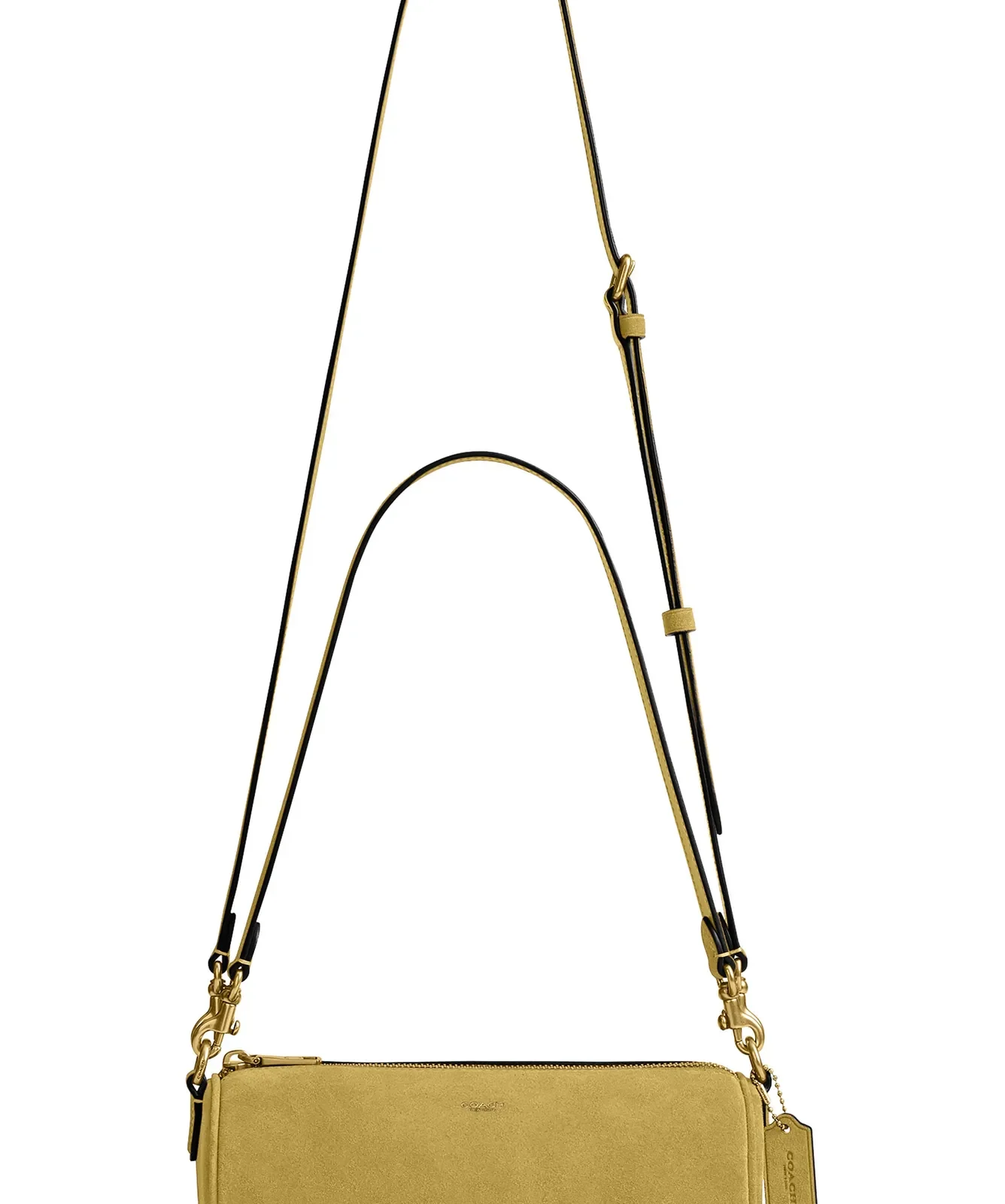 Coach Suede Barrel Bag for Sale