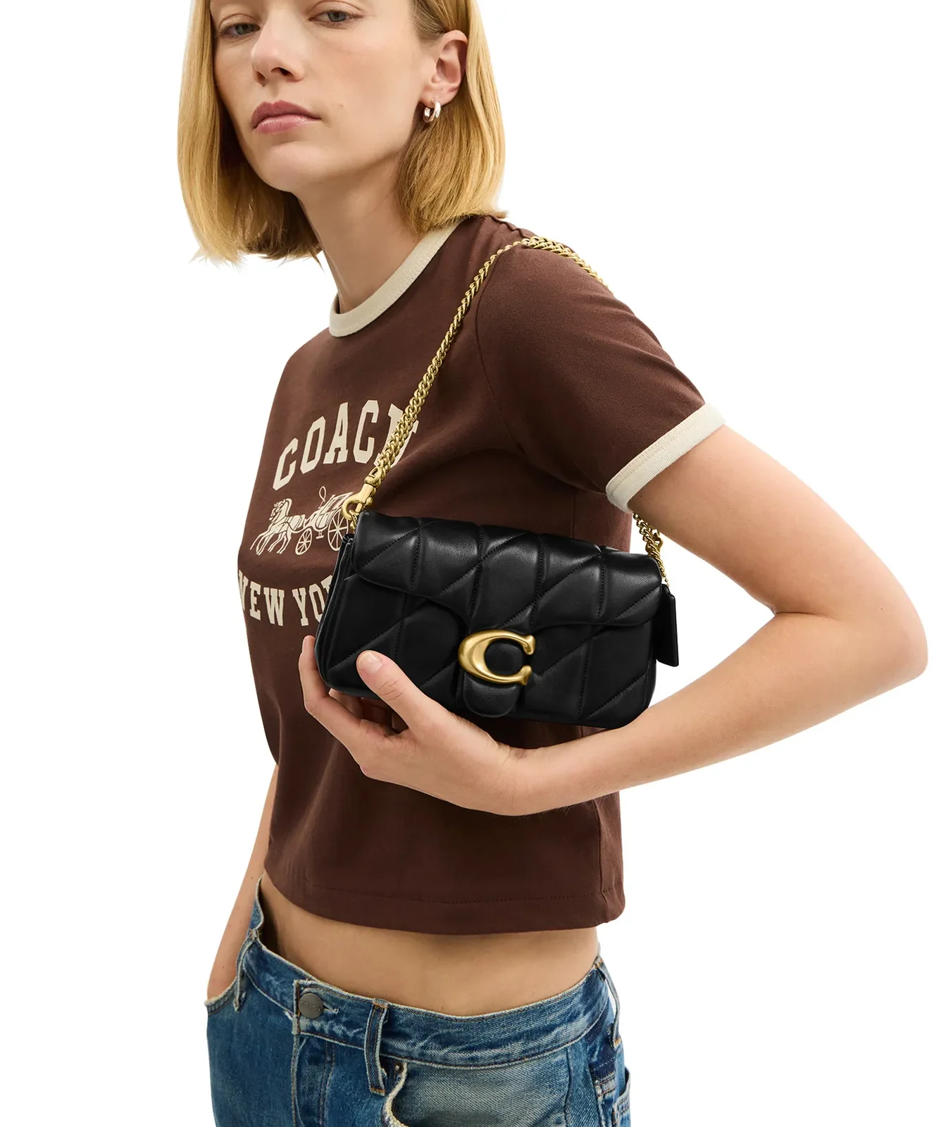 Coach Tabby 19 Quilted Leather Shoulder Bag for Sale