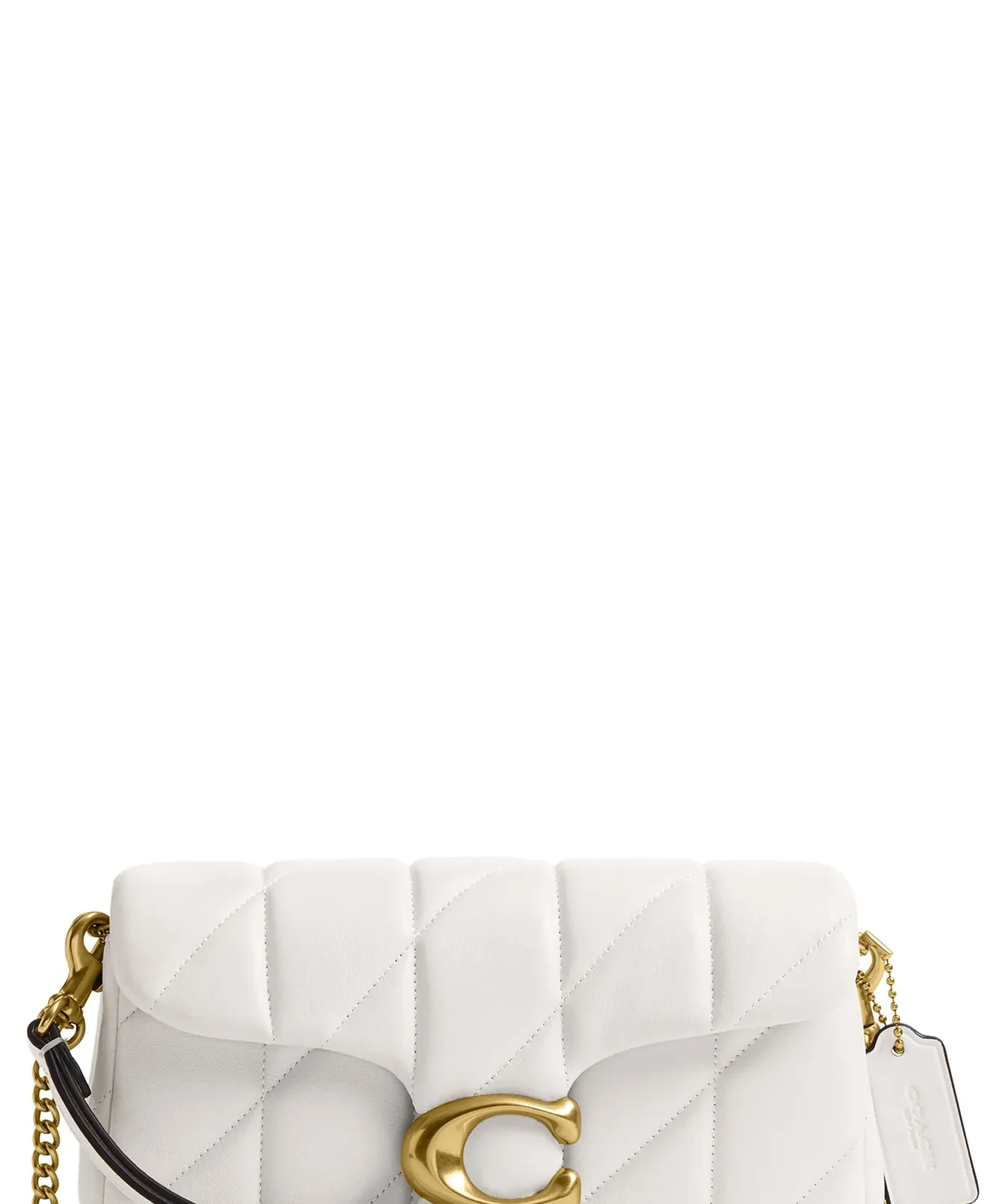 Coach Tabby 19 Quilted Leather Shoulder Bag for Sale - Chalk