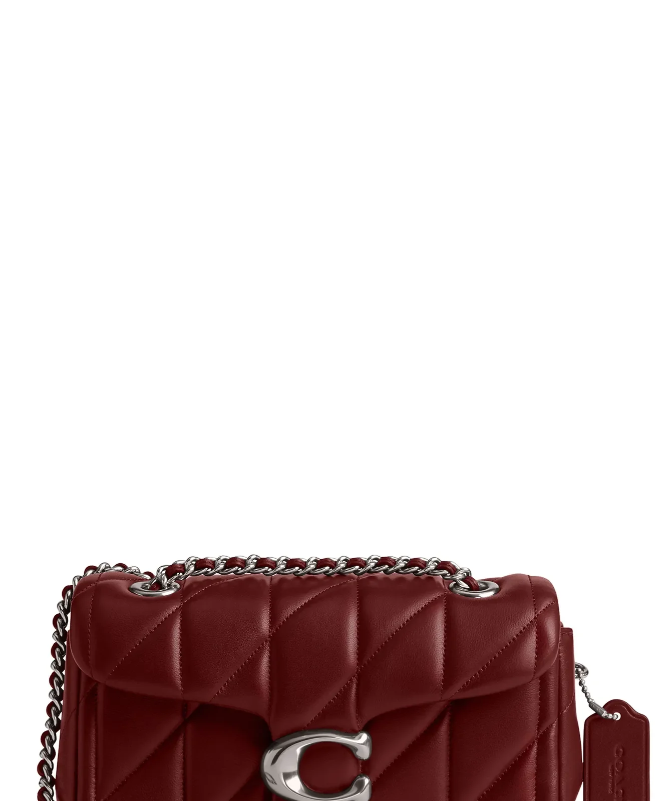 Coach Tabby 20 Quilted Shoulder Bag for Sale - Dark Ruby