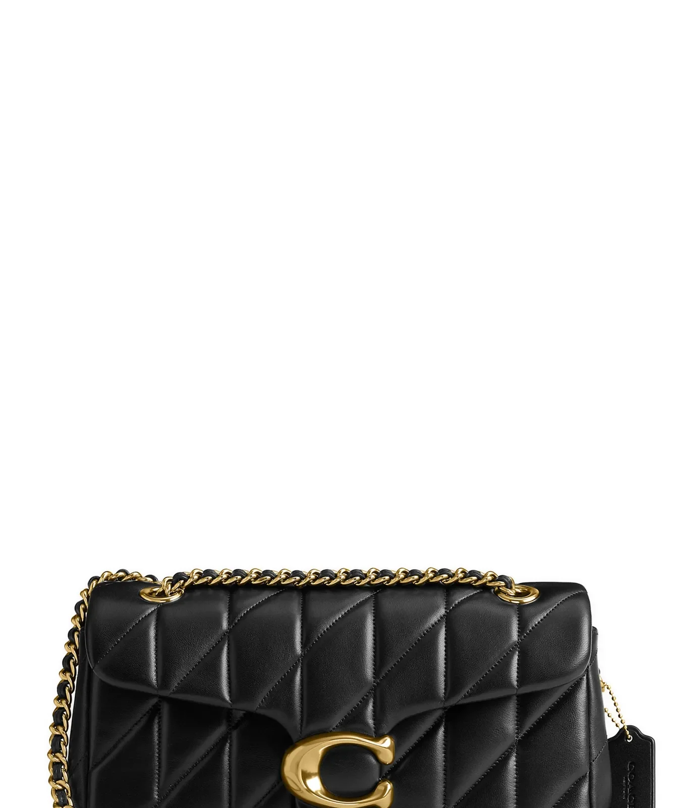 Coach Tabby 26 Quilted Leather Convertible Crossbody Bag for Sale - Black