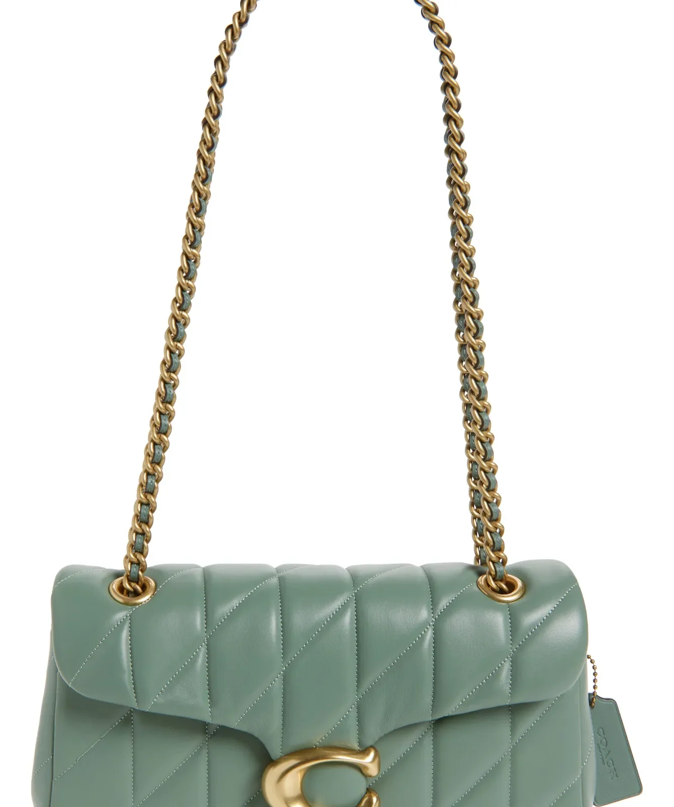 Coach Tabby 26 Quilted Leather Convertible Crossbody Bag for Sale - Sage