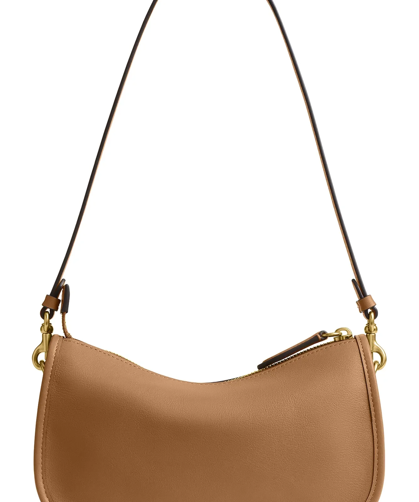 Coach Waverly Natural Grain Leather Shoulder Bag for Sale