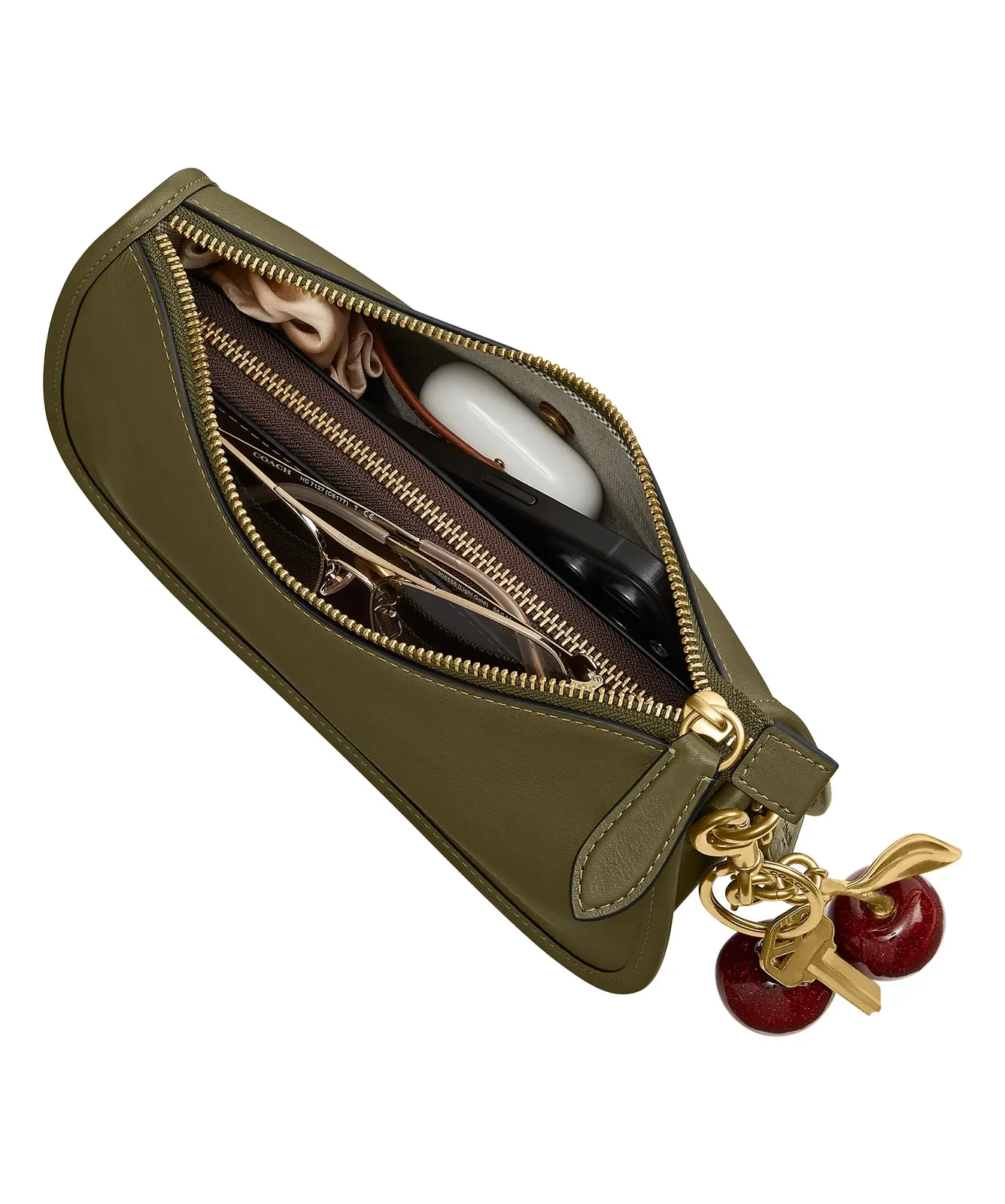 Coach Waverly Natural Grain Leather Shoulder Bag for Sale
