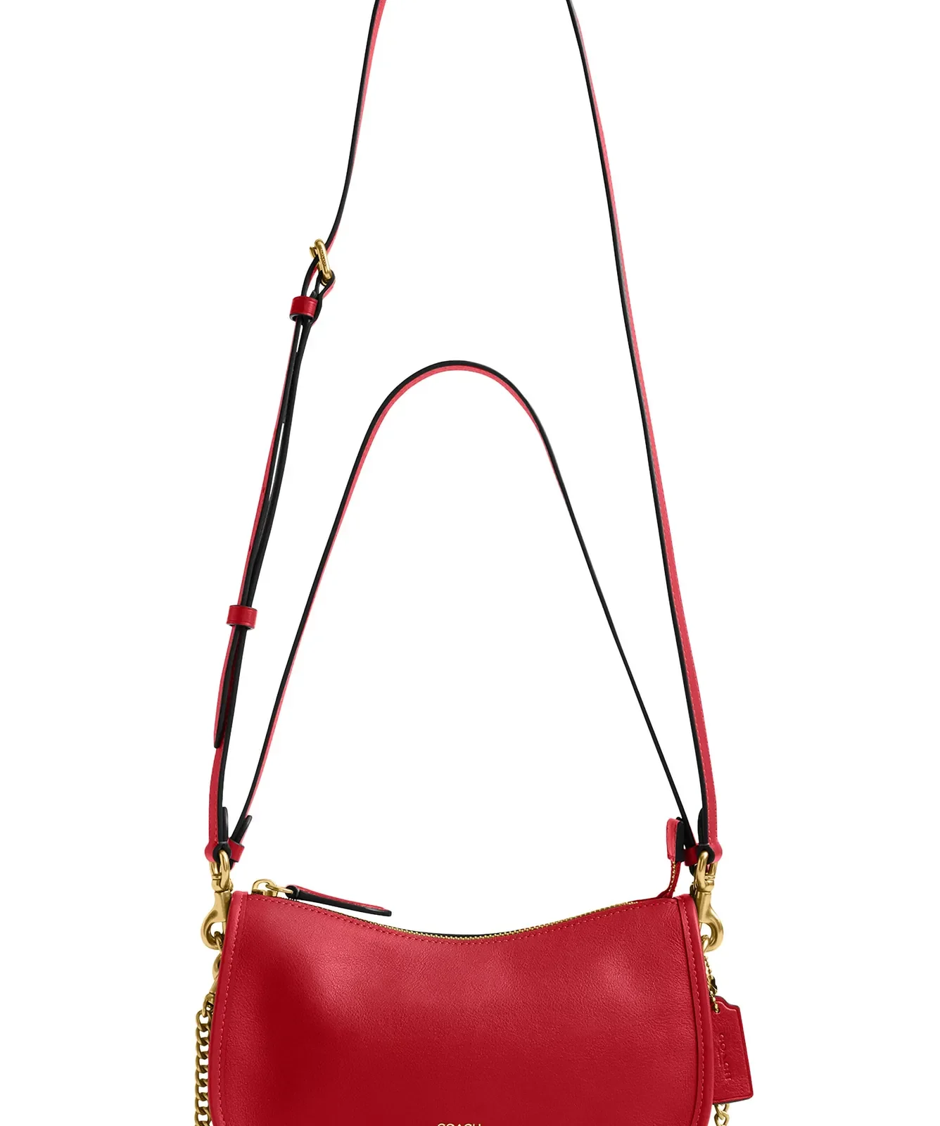 Coach Waverly Natural Grain Leather Shoulder Bag for Sale