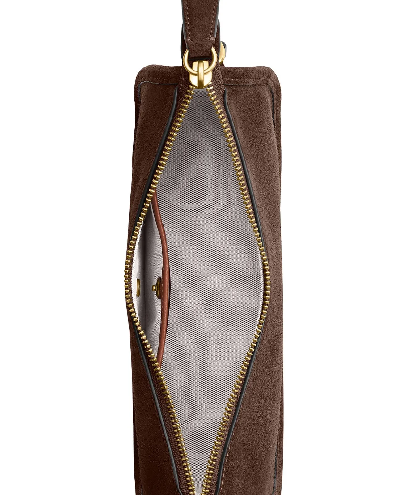Coach Waverly Suede Shoulder Bag for Sale
