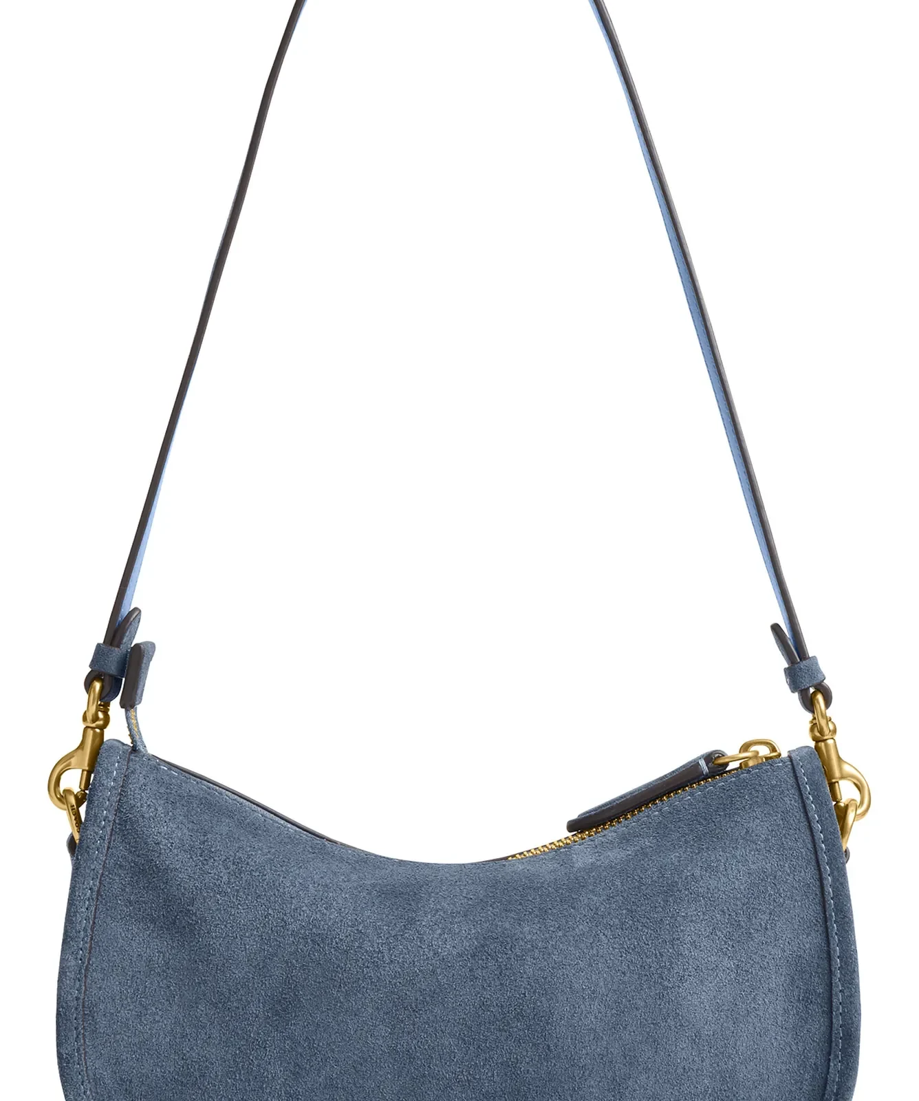 Coach Waverly Suede Shoulder Bag for Sale