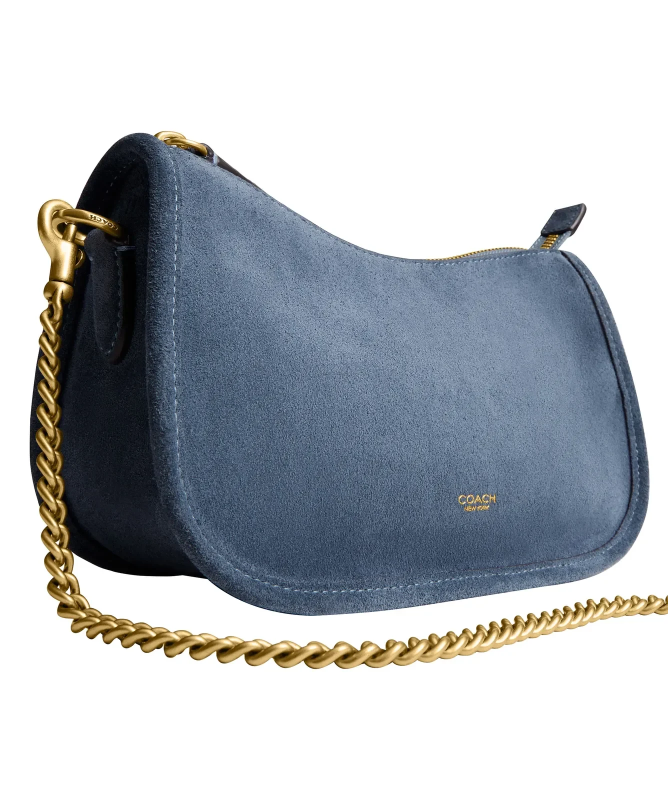 Coach Waverly Suede Shoulder Bag for Sale