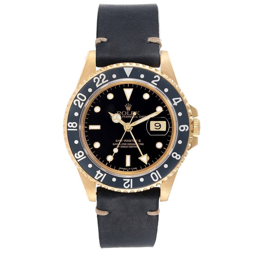 Rolex GMT-Master II 40mm Yellow Gold 1991 for Sale