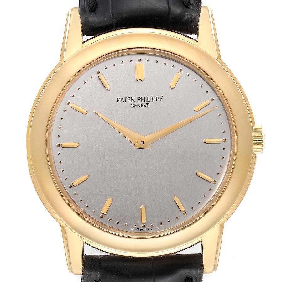Patek Philippe Calatrava 36mm Yellow Gold for Sale — detail 1