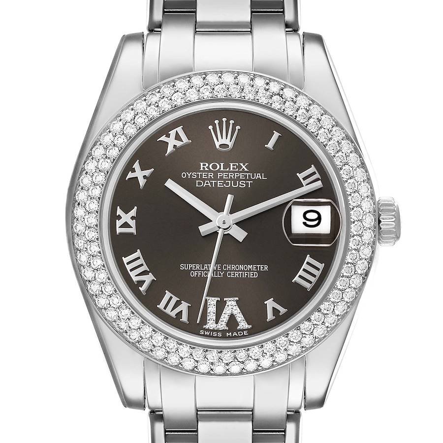 Rolex Pearlmaster 34mm White Gold 2013 for Sale — detail 1