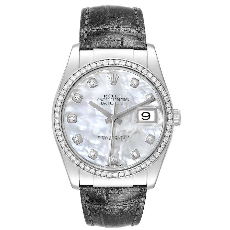 Rolex Datejust 36mm White Gold 2008-2009 for Sale
