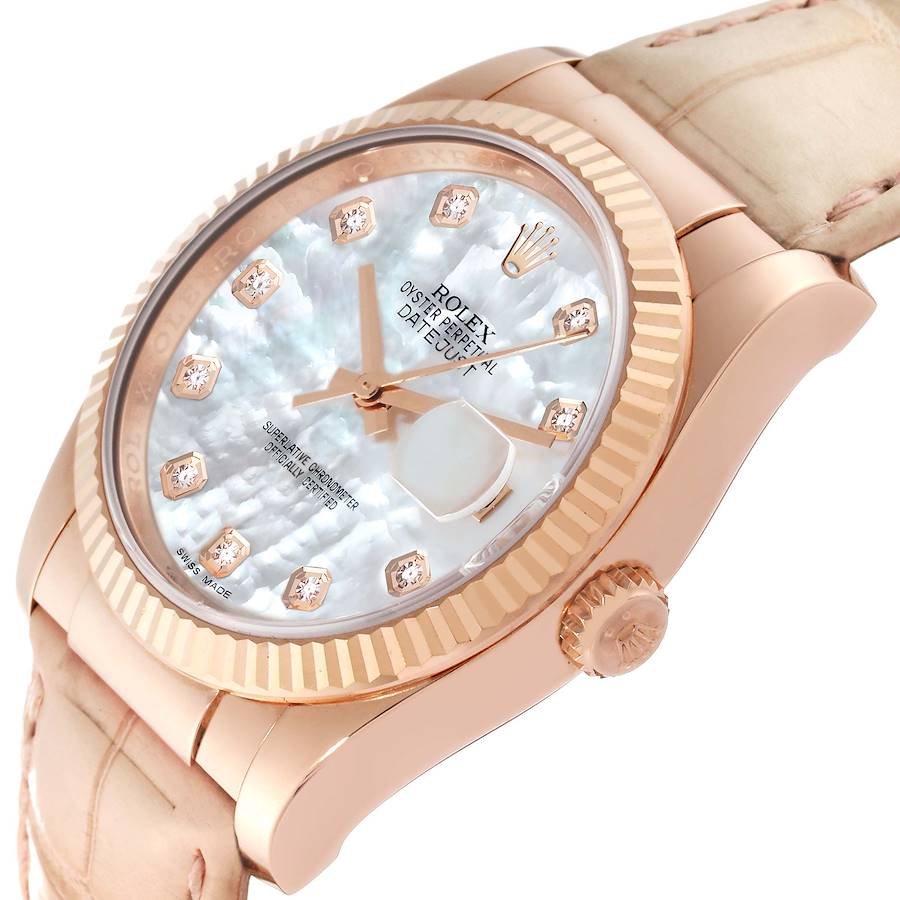 Rolex Datejust 36mm Rose Gold for Sale — detail 4