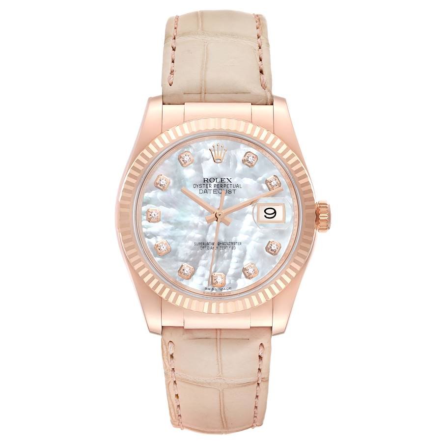 Rolex Datejust 36mm Rose Gold for Sale