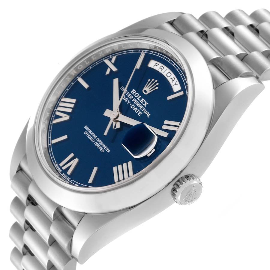 Rolex President Day-Date 40mm Platinum for Sale — detail 4