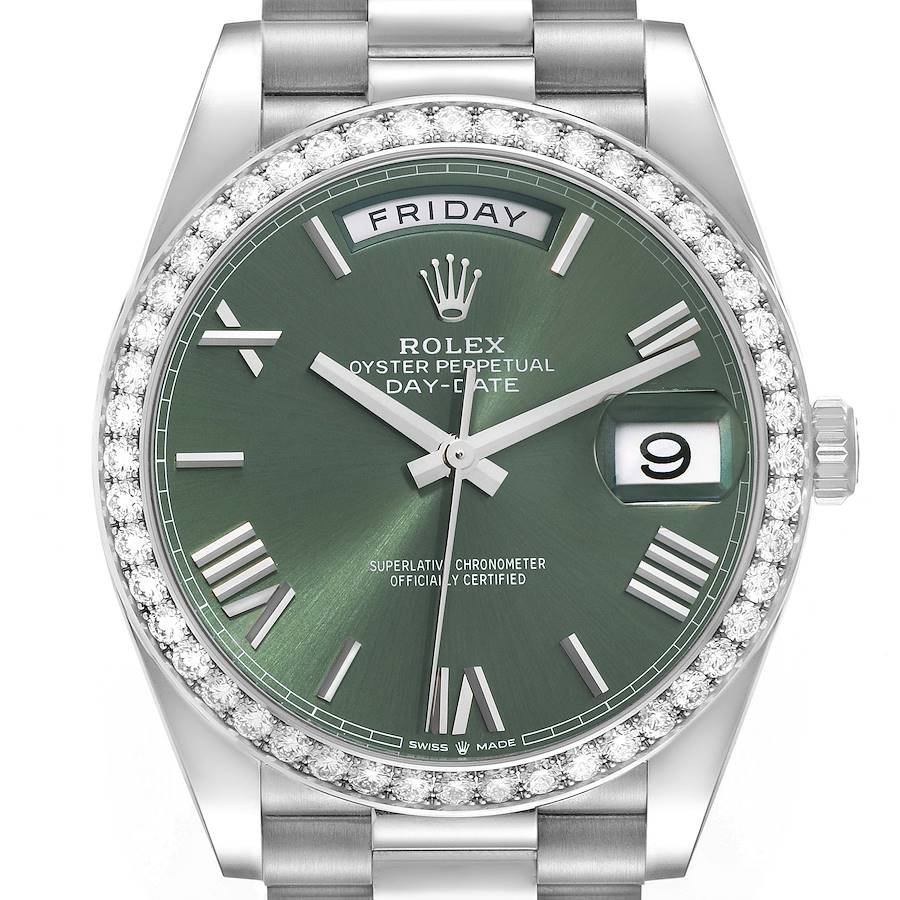 Rolex President Day-Date 40mm White Gold 2021 for Sale — detail 1