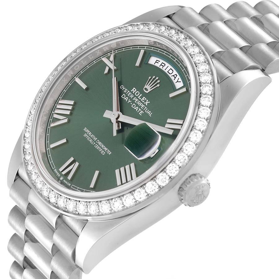 Rolex President Day-Date 40mm White Gold 2021 for Sale — detail 4