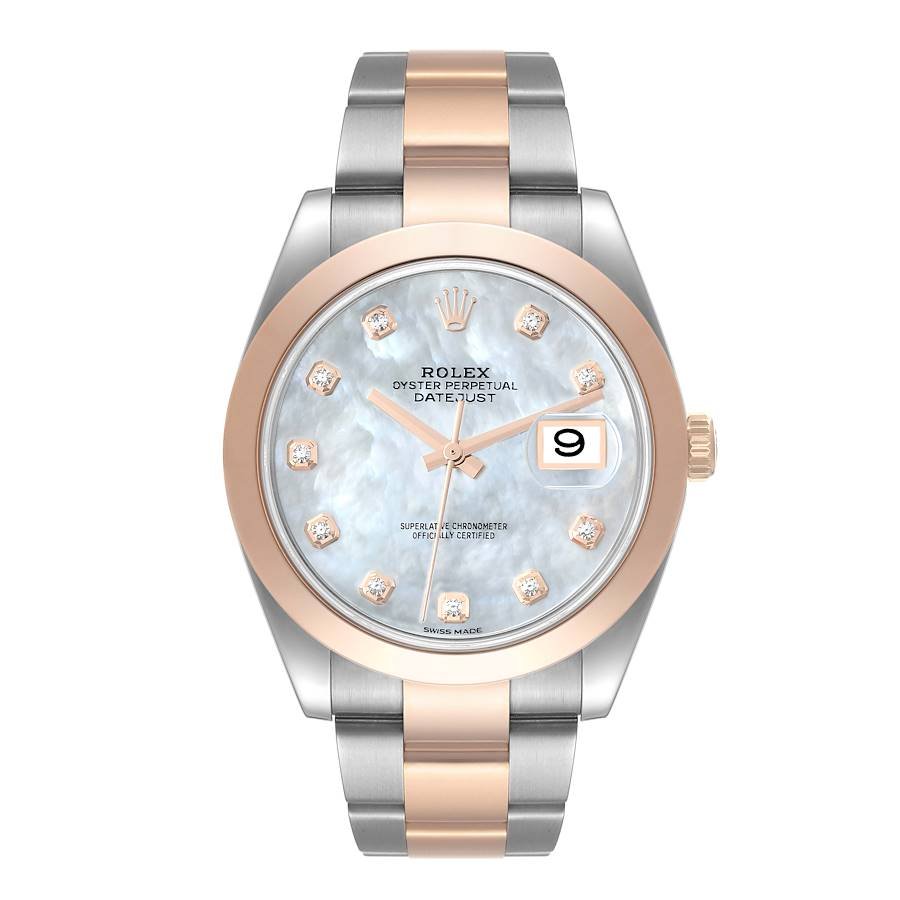 Rolex Datejust 41mm Rose Gold Stainless Steel 2016-2022 for Sale