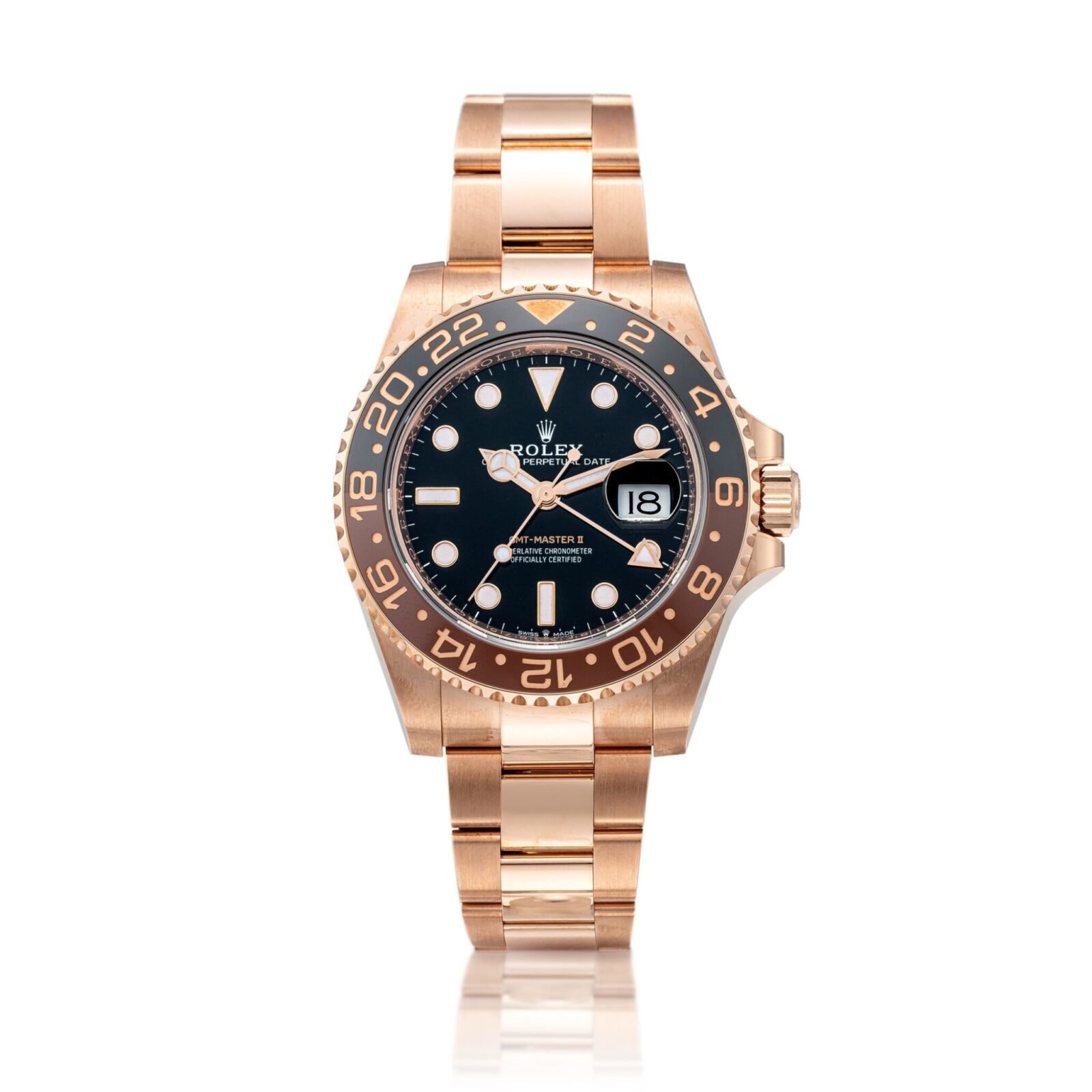 Rolex GMT-Master II 'Root Beer' 40mm Rose Gold for Sale