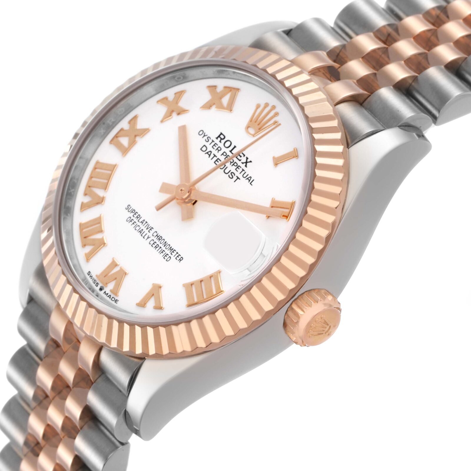 Rolex Datejust 31mm Stainless Steel Rose Gold 2021 for Sale — detail 4