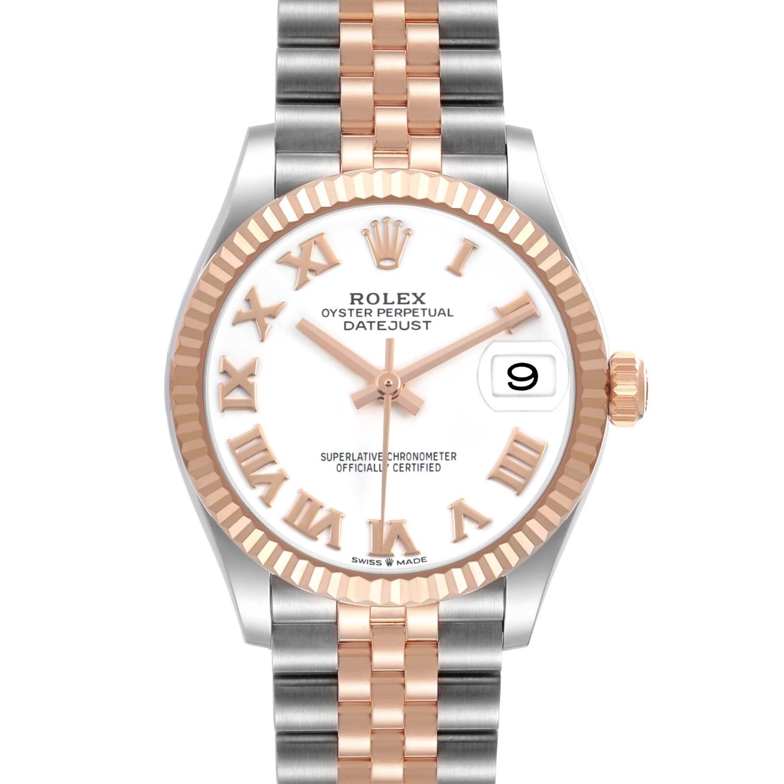Rolex Datejust 31mm Stainless Steel Rose Gold 2021 for Sale — detail 1