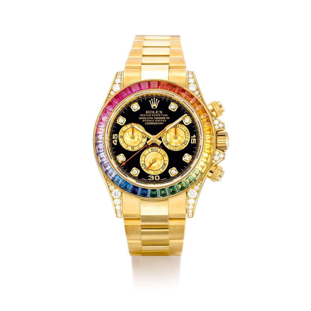 Rolex Daytona Rainbow 40mm Yellow Gold for Sale