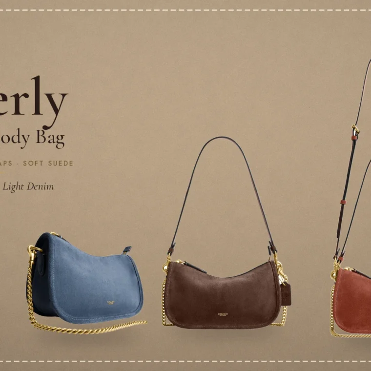 Coach Waverly Suede Crossbody Bag: Straps, Size, Colours and How to Wear It