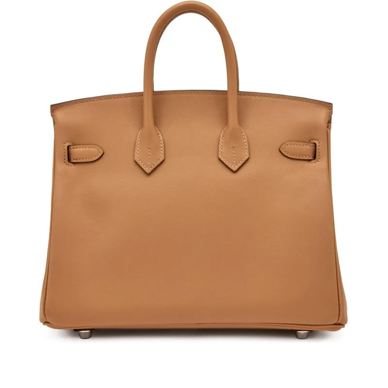 Hermès Birkin In & Out 25 Biscuit Swift Palladium 2021 — view 3