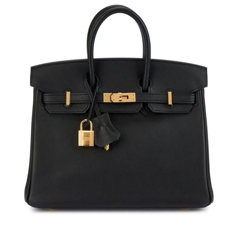 Hermès Birkin 25 Black Swift Gold 2021 for Sale