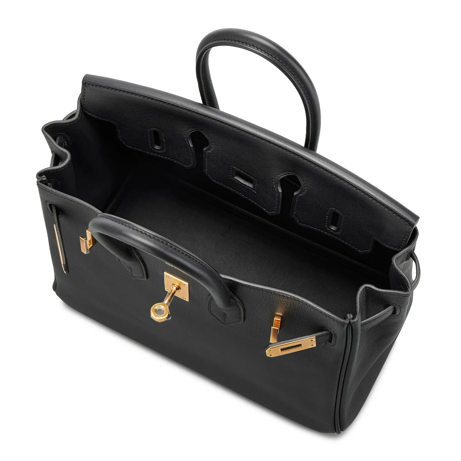 Hermès Birkin 25 Black Swift Gold 2021 — view 6