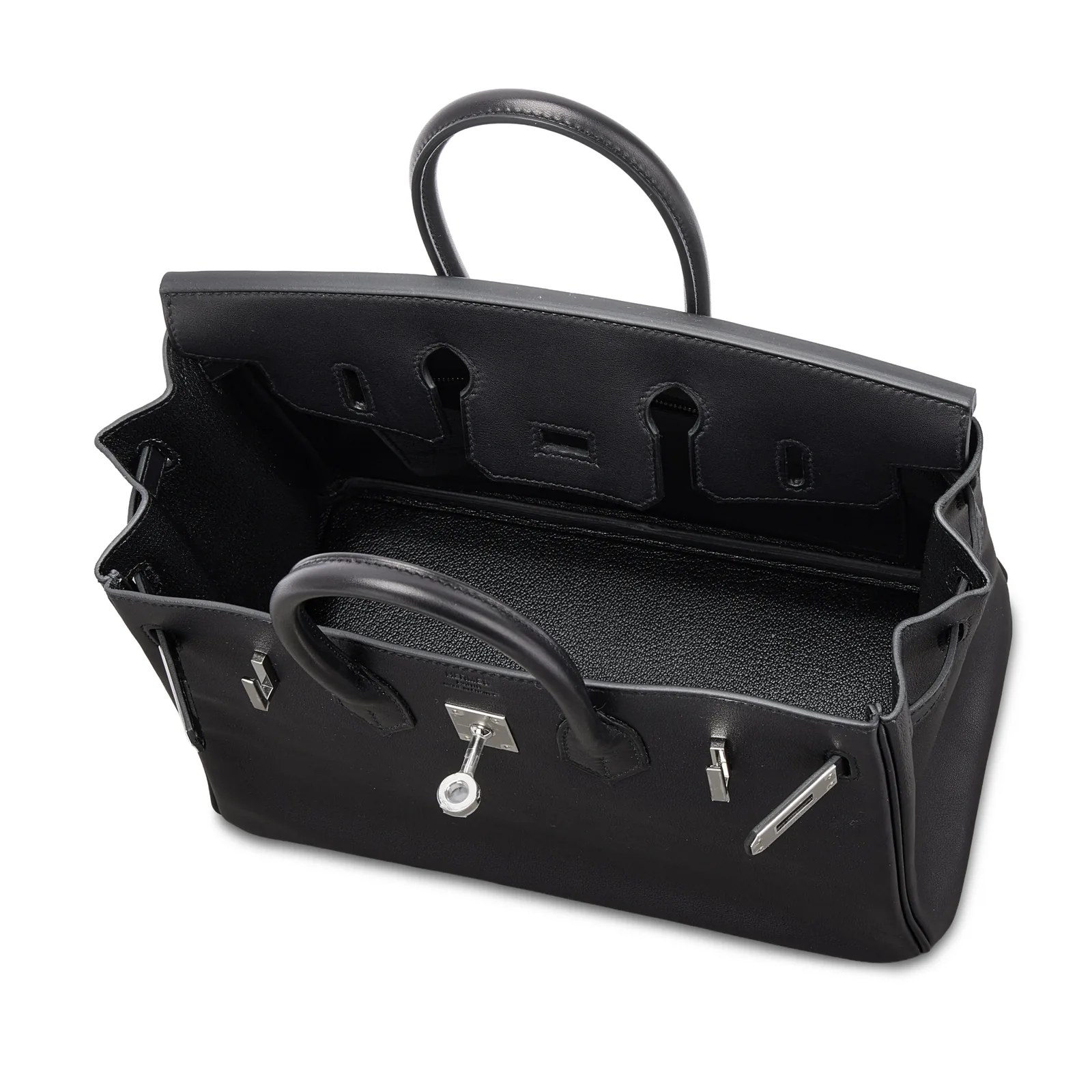 Hermès Birkin 25 Black Volupto Palladium 2025 — view 6
