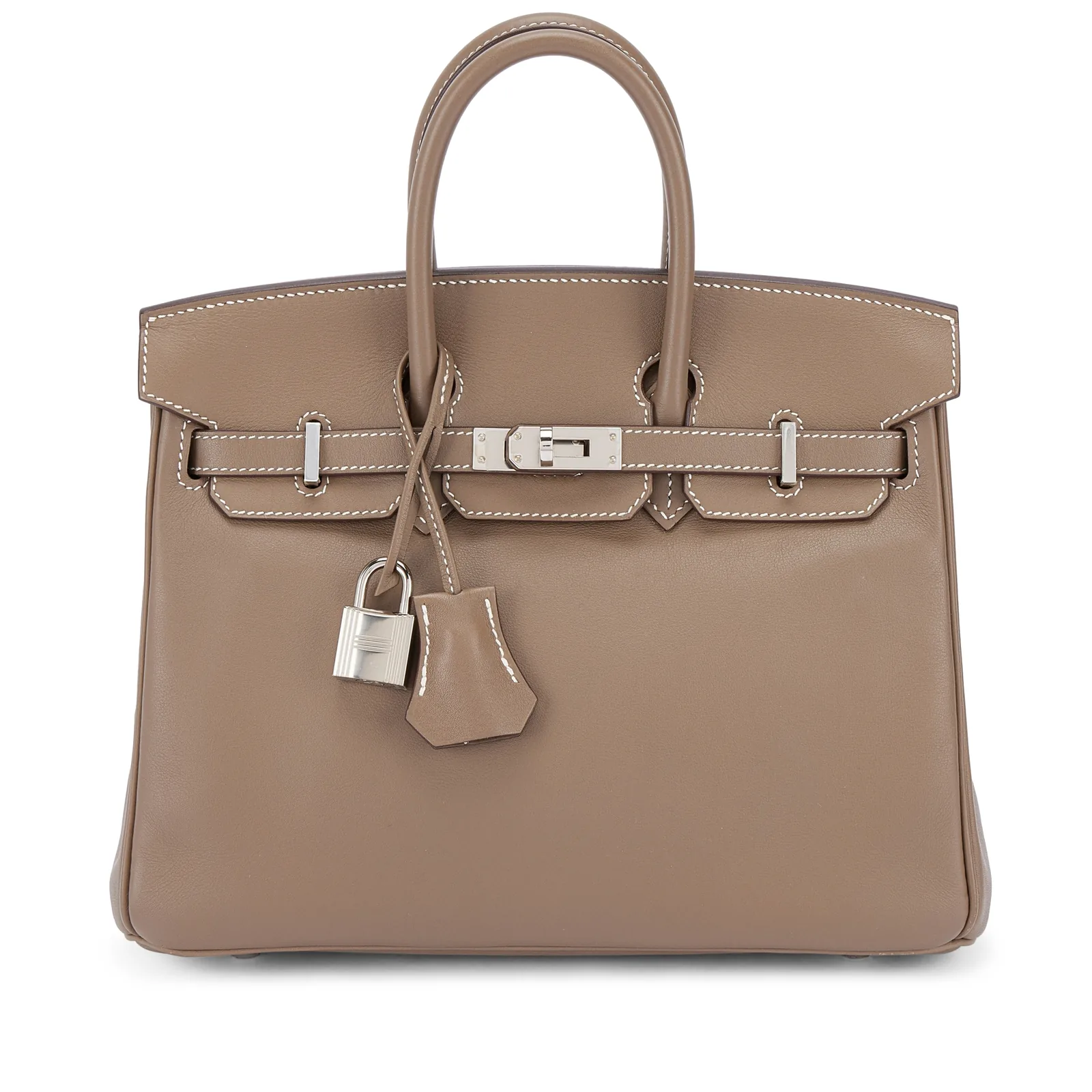 Hermès Birkin 25 Etoupe Swift Palladium 2020