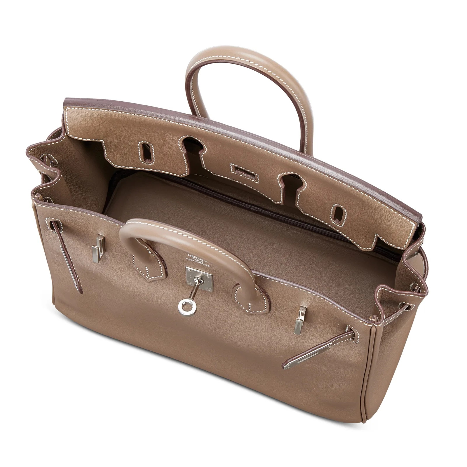 Hermès Birkin 25 Etoupe Swift Palladium 2020 — view 6